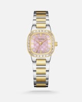 ساعة وعد النسائية تفيض بالأناقة باللون الذهبي والف...