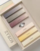 بوكس ساعة قصة النسائية بلون فضي