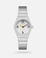 ساعة أطفال مميزة من الستيل باللون الفضي