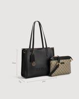 شنطة نسائية كلاسيك بلون أسود