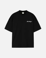 تي شيرت رجالي من القطن باللون الأسود