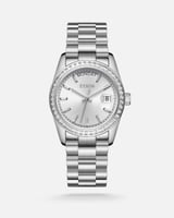 ساعة نسائية لكل الأوقات بلون فضي