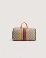 ‎ طقم شنطتين تناسب الجنسين من الجلد بلون بني