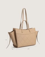 شنطة خُلود النسائية جلد بلون بيج