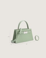 شنطة دفء النسائية جلد بلون أخضر فاتح