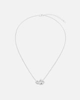 سلسال نسائي باللون الفضي بتصميم جذاب