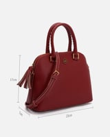 شنطة نسائية كلاسيك بلون عودي