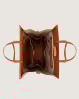 شنطة خُلود النسائية جلد بلون بني