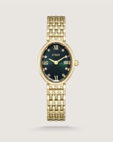 ساعة سُطور النسائية ستيل بلون ذهبي