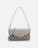 شنطة نسائية أنيقة بلون رمادي