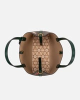 شنطة نسائية بتصميم كلاسيك بلون أخضر