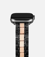 سوار ساعة آبل من الستيل والخشب