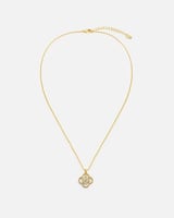 سلسال نسائي بتصميم أنيق بلون ذهبي