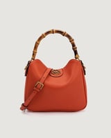 شنطة نسائية بتصميم أنيق بلون اورنج