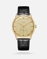 ساعة رجالية تحكي معاني الأناقة الكلاسيكية من الجلد...