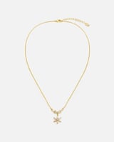 سلسال نسائي بتصميم أنيق بلون ذهبي