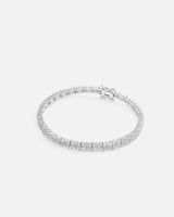 اسوارة نسائية باللون الفضي