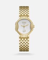 ساعة ثريا النسائية بلون ذهبي