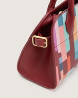 شنطة زهر النسائية جلد بلون عودي