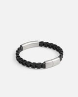 اسوارة رجالية بتصميم عملي بلون أسود