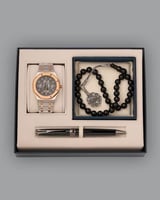 طقم هدية رجالي ساعة وسبحة وقلم