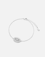 اسوارة نسائية جذابة بلون فضي