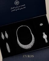 هدية نسائية فاخرة باللون الفضي