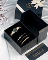 هدية نسائية من ساعة واساور