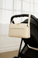 شنطة عملية وأنيقة مناسبة لعربات الأطفال بلون بيج