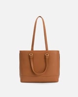 شنطة بحجم واسع لكل الأوقات بلون بني