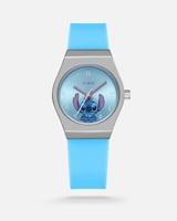 ساعة أطفال من الربل بلون أزرق