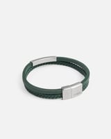 اسورتين متصلة معا من الجلد باللون الأخضر