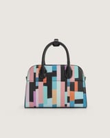 شنطة زهر النسائية جلد بلون أسود