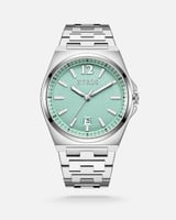 ساعة رجالية بسير ستيل بلون فضي