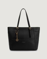 شنطة نسائية بتصميم عملي بلون أسود