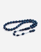 سبحة من حجر الفاتوران الأنيق بلون أزرق