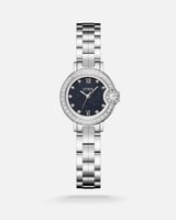 ساعة نسائية أنيقة ببساطة باللون الفضي