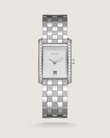 ساعة ضياء النسائية ستيل بلون فضي