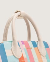 شنطة زهر النسائية جلد بلون بيج