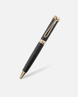 قلم رجالي كلاسيك بلون أسود و ذهبي