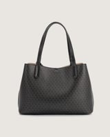 شنطة نسائية بتصميم كلاسيك بلون أسود