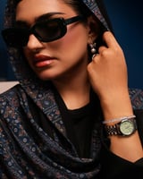 ساعة فخر النسائية ستيل بلون فضي