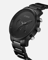 ساعة رجالية بسير سيراميك بلون أسود