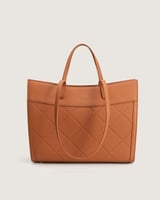 شنطة خُلود النسائية جلد بلون بني