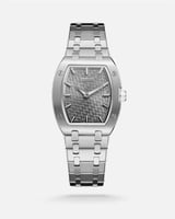 ساعة ستيل كرافت الرجالية بلون فضي