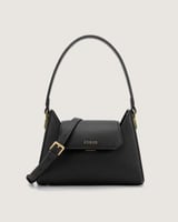 شنطة نسائية بتصميم عصري بلون أسود