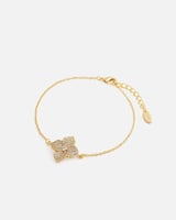 طقم نسائي فاخر من ساعة بلون فضي وذهبي مع اساور