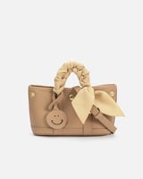 شنطة جُمان النسائية من الجلد باللون البني