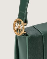 شنطة جوري النسائية جلد بلون أخضر