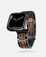 سير ساعة آبل بتداخل الخشب مع المعدن